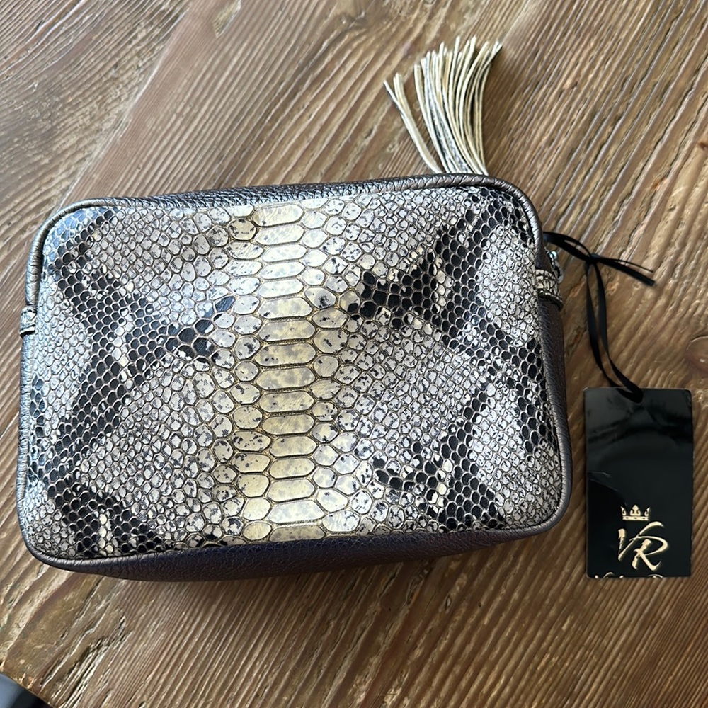 Vintage Reign travel bag - cosmetic ouch gray/black